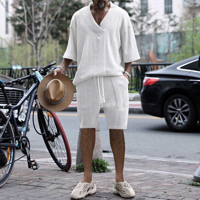 Athleisure Cable Jacquard Set - MATCHING MASTER