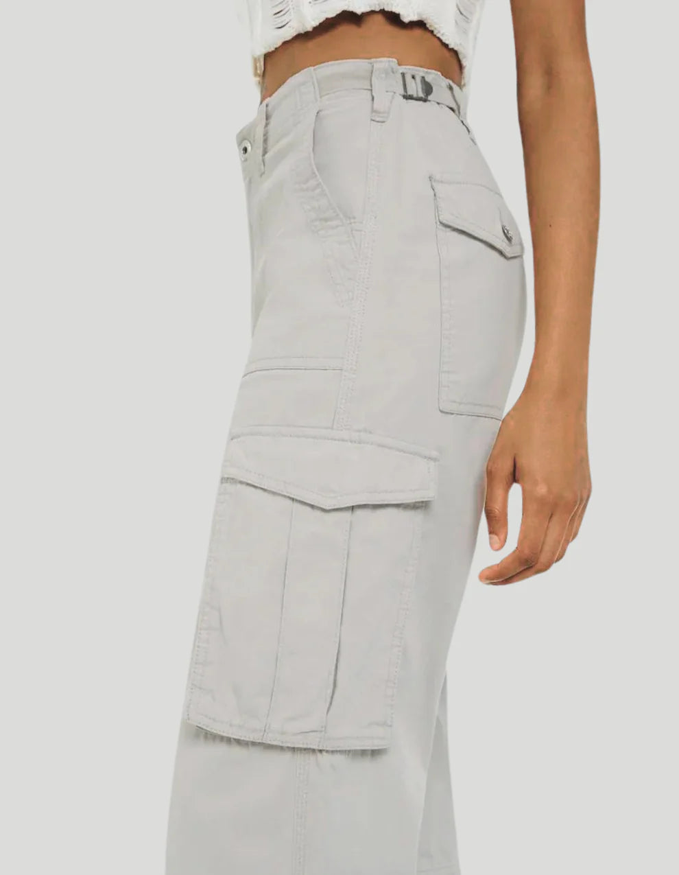 ELENA CARGO PANTS- ADJUSTABLE STRAIGHT FIT CARGO PANTS