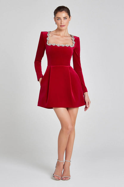 Elodie Velvet Dress