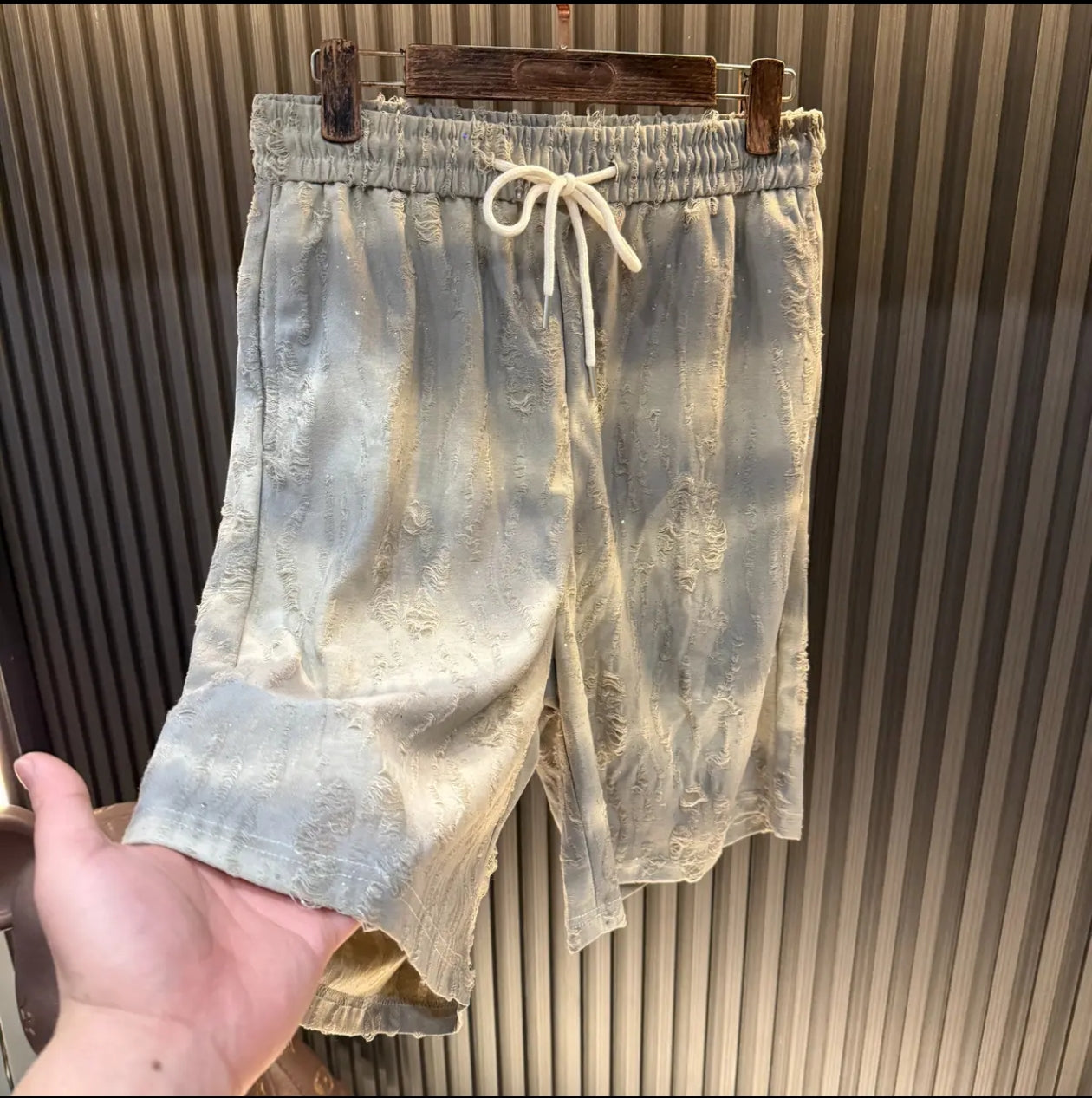 Men's starry-eyed ripped suit