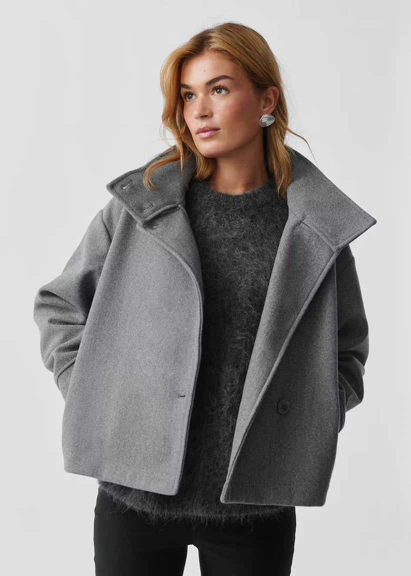 Clarissa Wool Coat High Neck