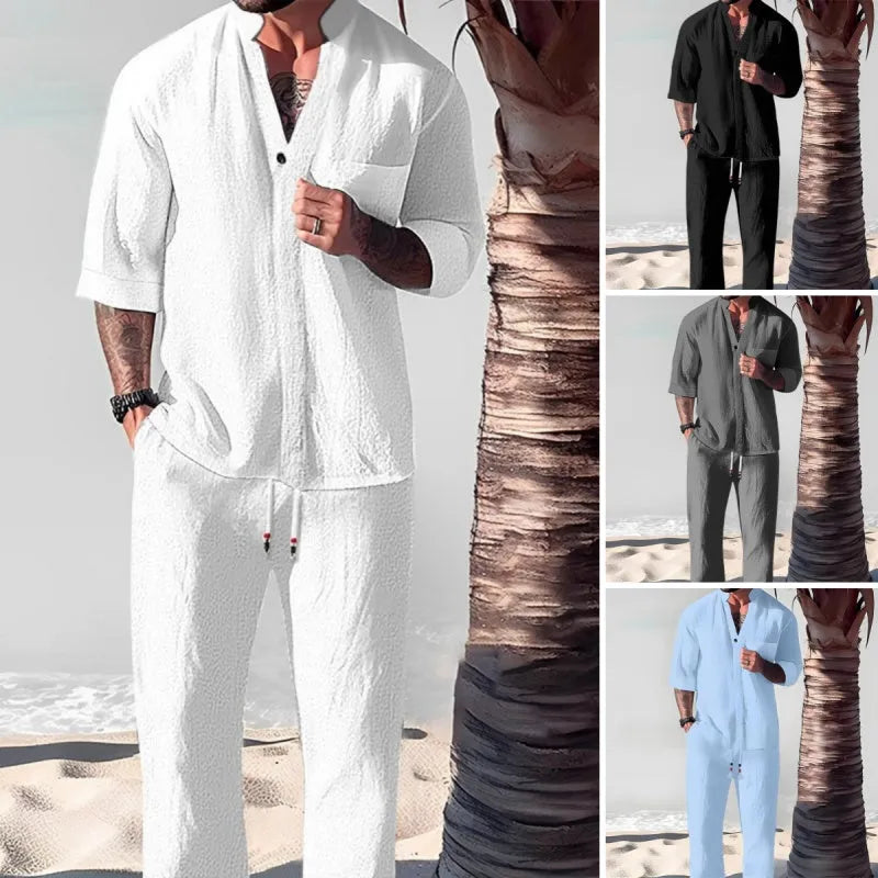 Summer Oasis Men - Premium Linen Set