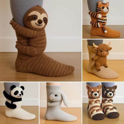 BundleWear®- Cozy Animal Knit Socks - Christmas Limited