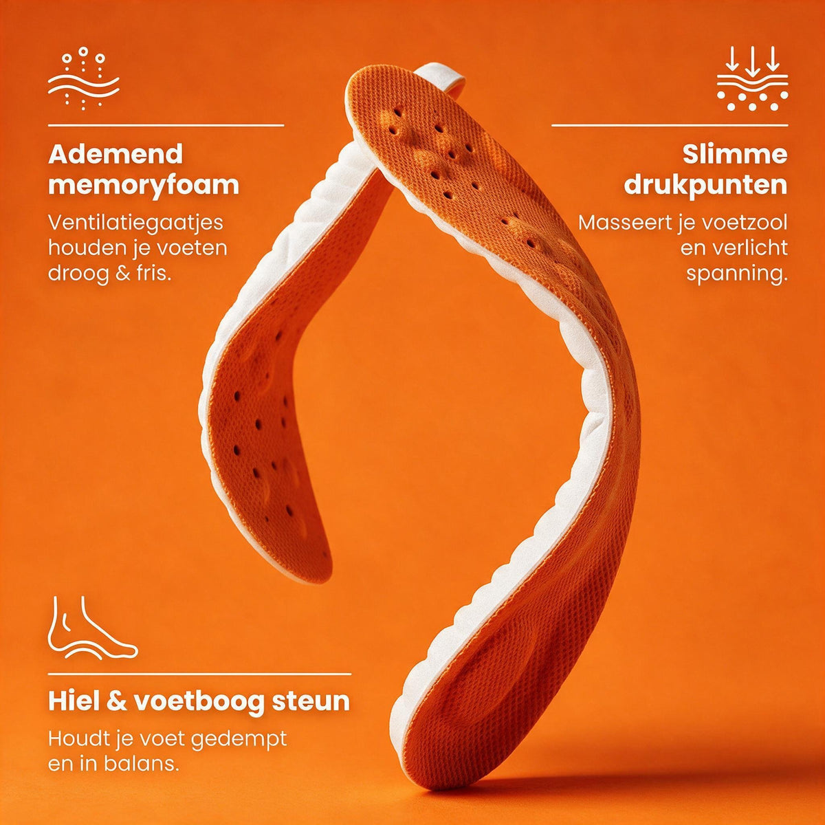 Massage insoles - Immediate pain relief from standing for long periods - BundleWear