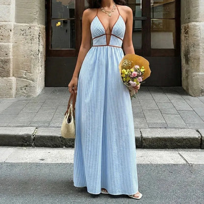 Striped Pattern Tie Front Dress 😍 ON ORDER😍 - MATCHING MASTER