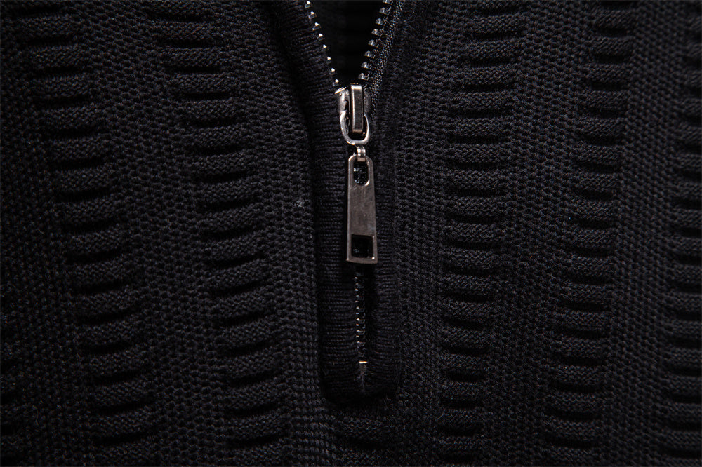 AIOPESON Stand Collar Sweater Y6211 - BundleWear