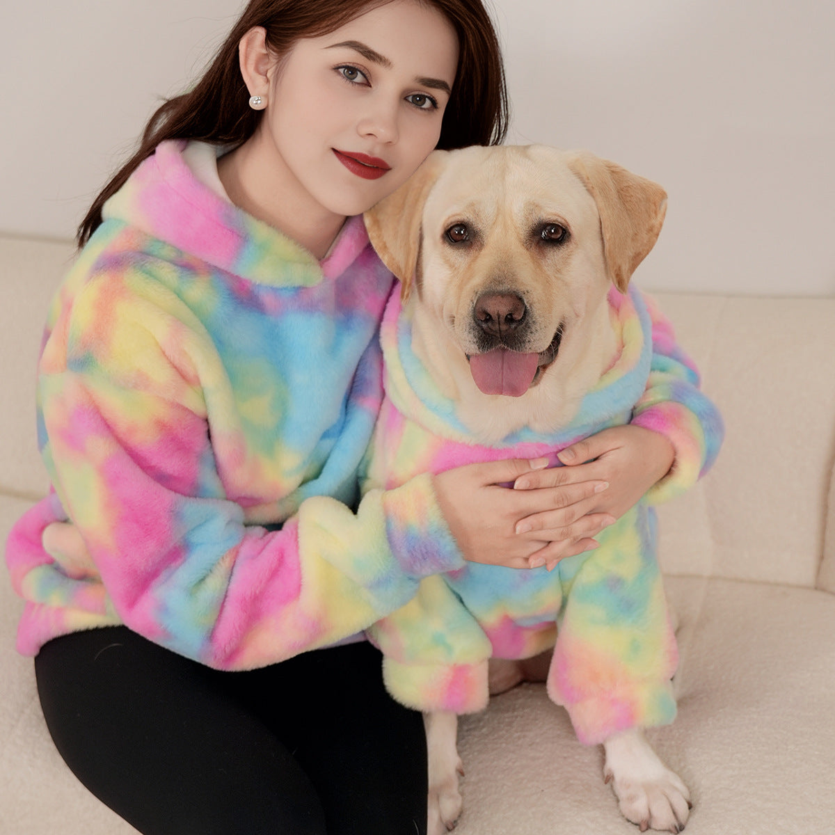 Tie-Dye Rainbow Hoodie Bundle