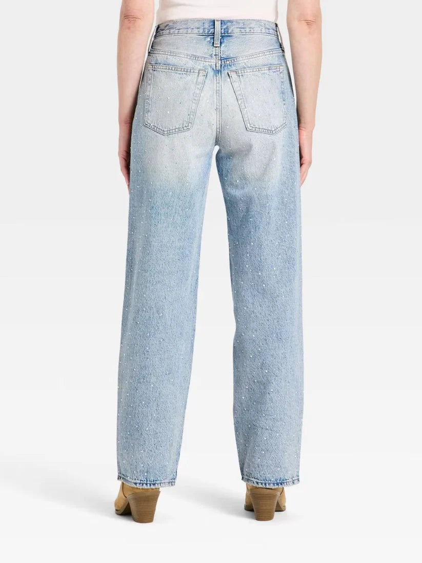 Starlight 90s Baggy Crystal Jeans