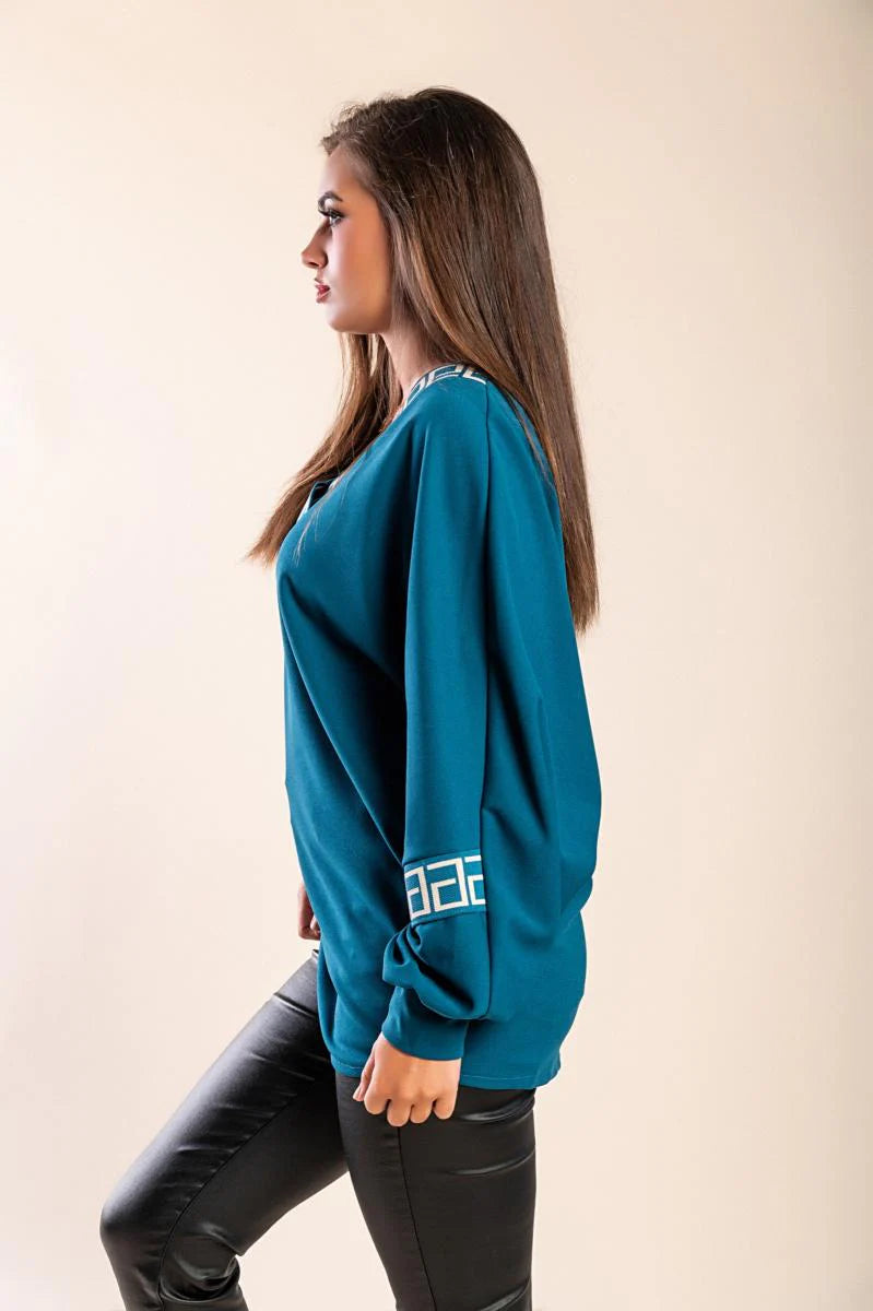 BundleWear™ Greek Key Geometric Tunic