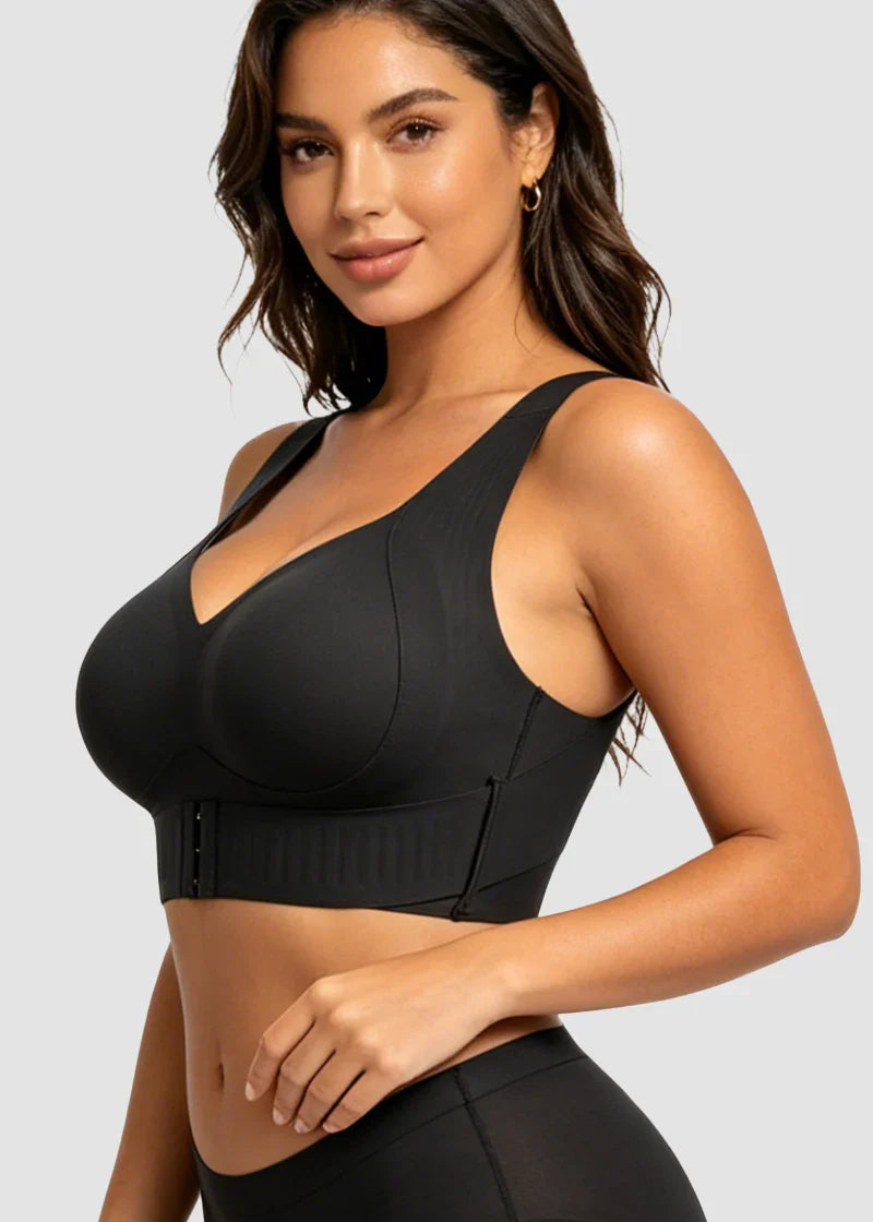 BundleWear™ TrueForm Posture Set | Front-Closure Wire-Free Bra & Underwear