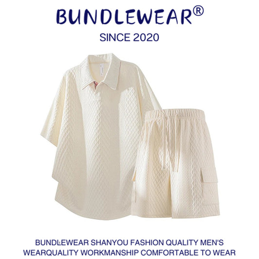 Men's Summer Waffle Suit