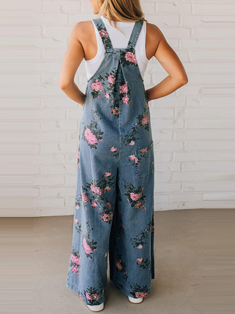 Ana™ Retro-Bloom Palazzo Jumpsuit