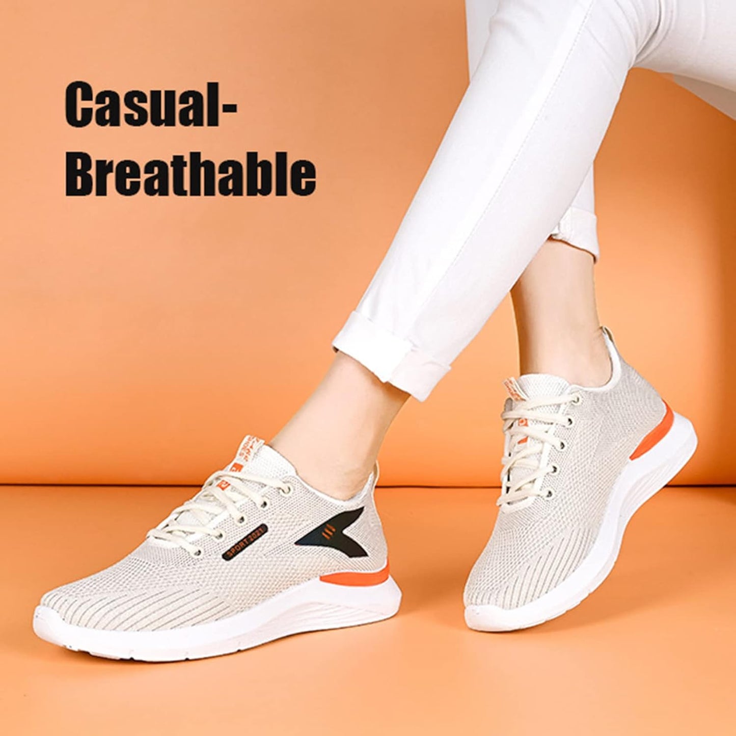 Spring And Summer Women's Sneakers Breathable Non-slip All-match Casual Running Shoes