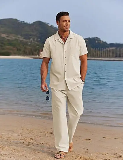Men's linen suit