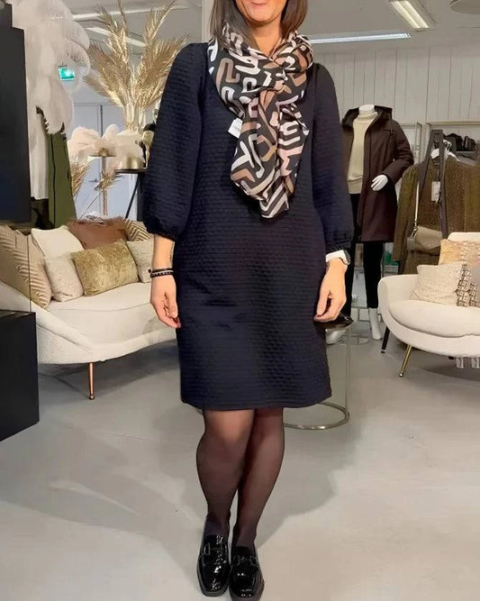 Elegant plain dress - MATCHING MASTER