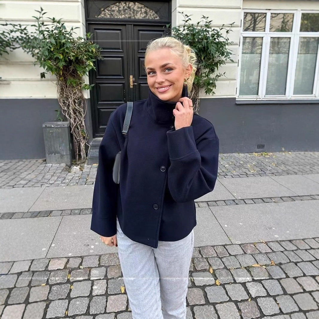 Clarissa Wool Coat High Neck