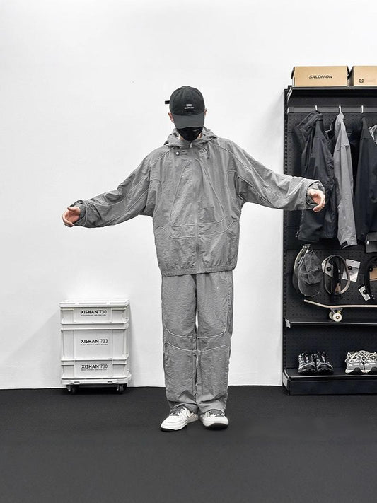 Self-illuminating top and pants set