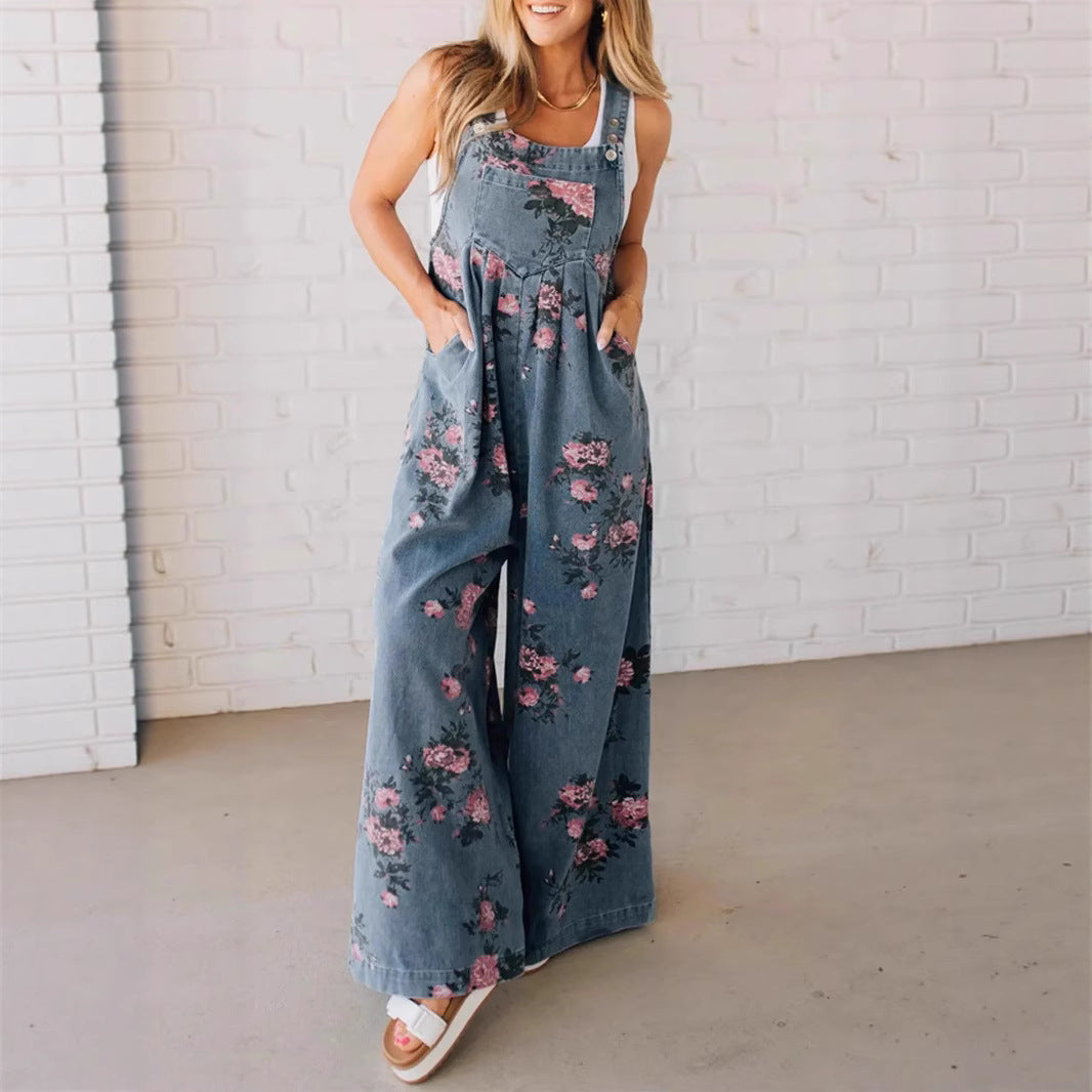 Ana™ Retro-Bloom Palazzo Jumpsuit