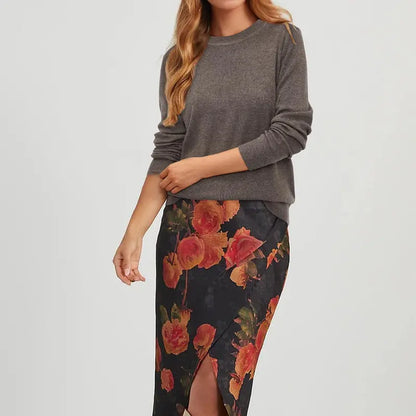 Ladies' Spring Fashion Wool Blend Sweater