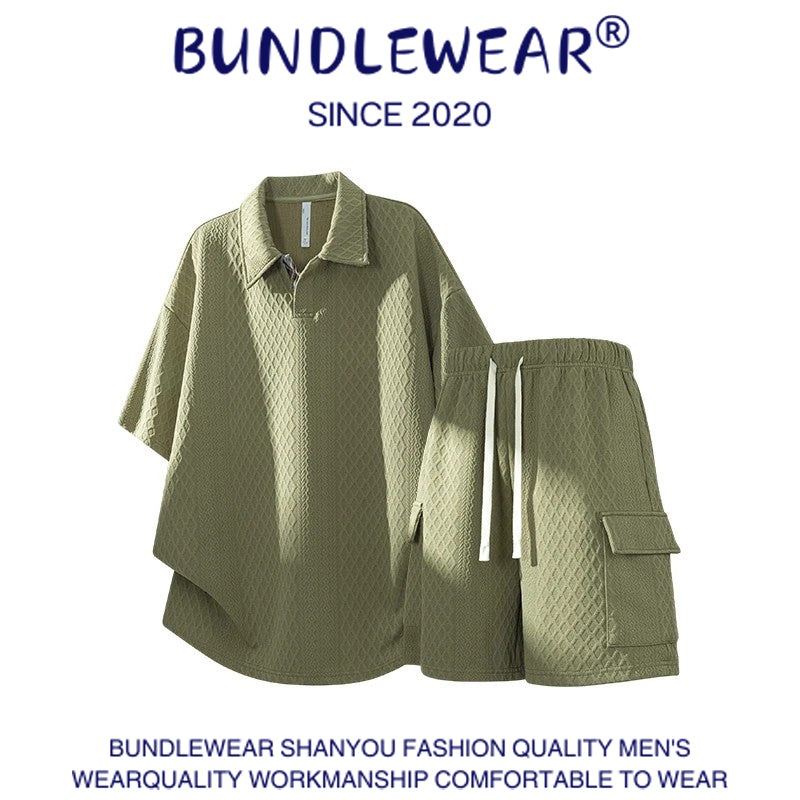 Men's Summer Waffle Suit
