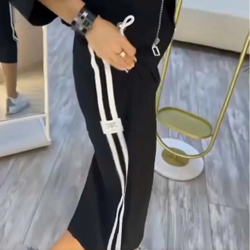 ❄️LAST DAY PROMOTION - 69%OFF 💖 Ladies' Stand Collar Jacket & Dress Set