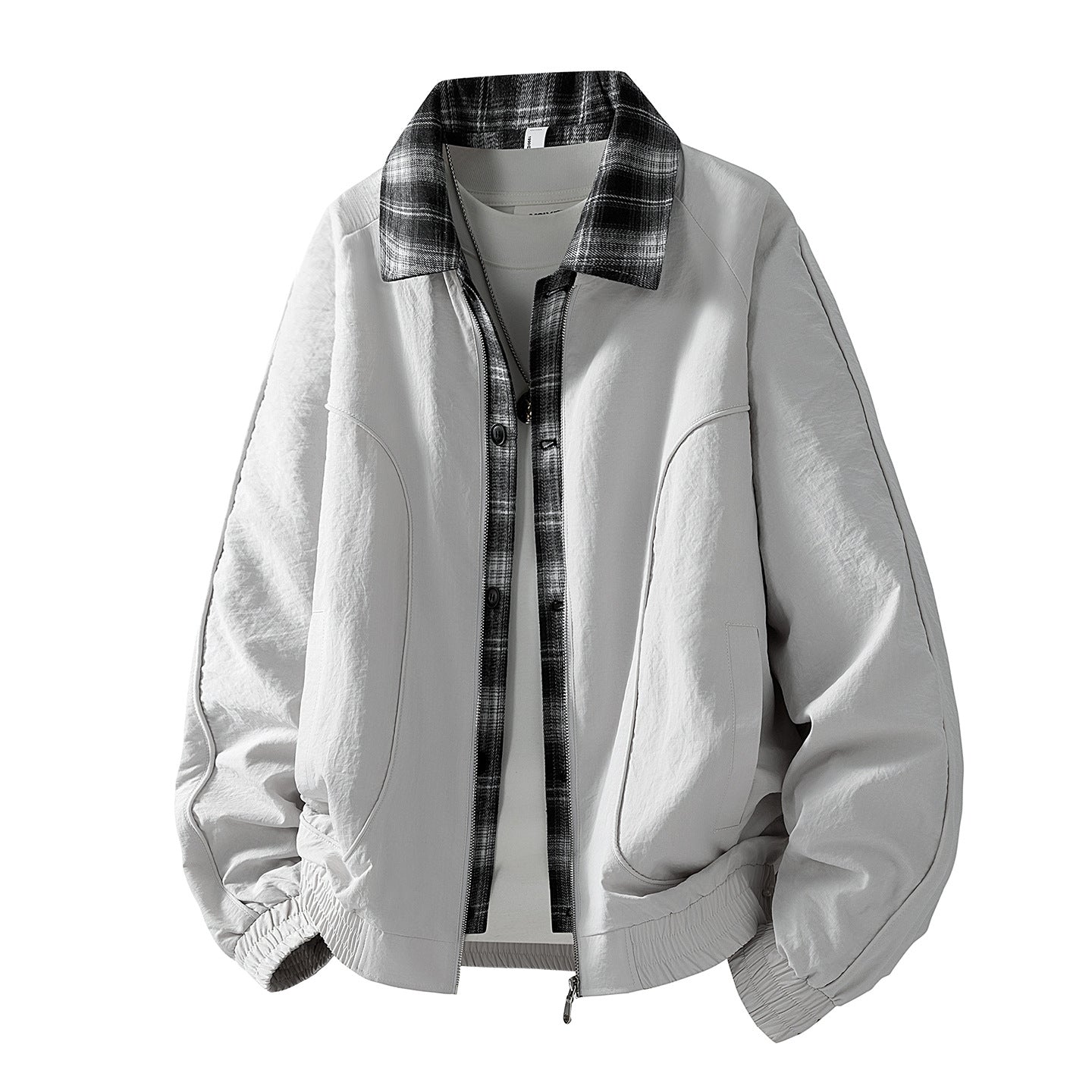 Harrington Faux Two-Piece Jacket