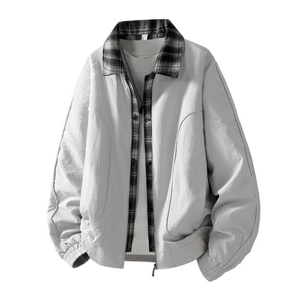 Harrington Faux Two-Piece Jacket