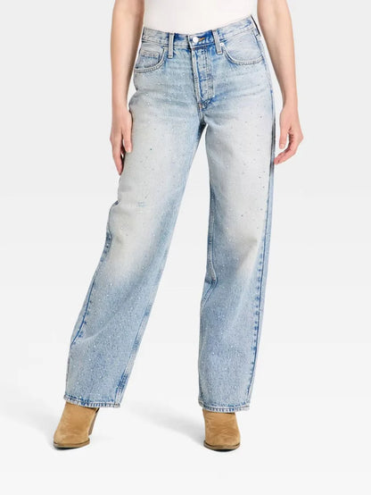 Starlight 90s Baggy Crystal Jeans