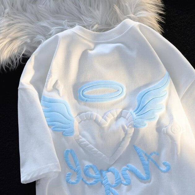 Angel Heart Puff-Print Tee Hero View