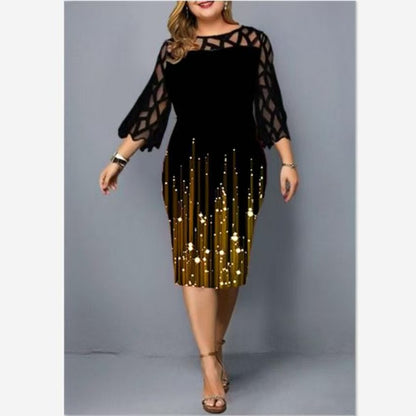 Plus Size Pang-party Dress