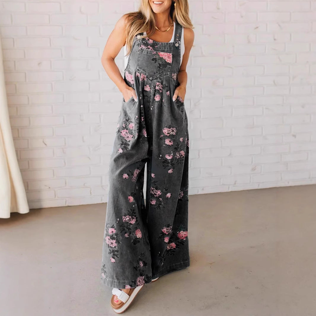Ana™ Retro-Bloom Palazzo Jumpsuit