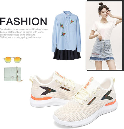 Spring And Summer Women's Sneakers Breathable Non-slip All-match Casual Running Shoes