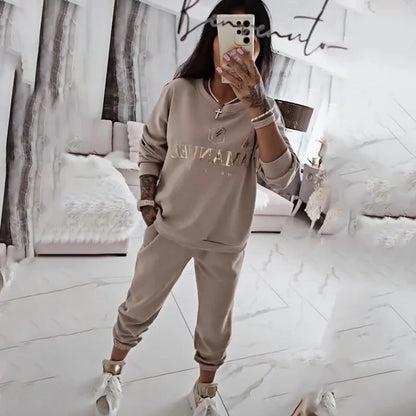 ❤️‍🔥Ladies' Long-sleeved top and pants