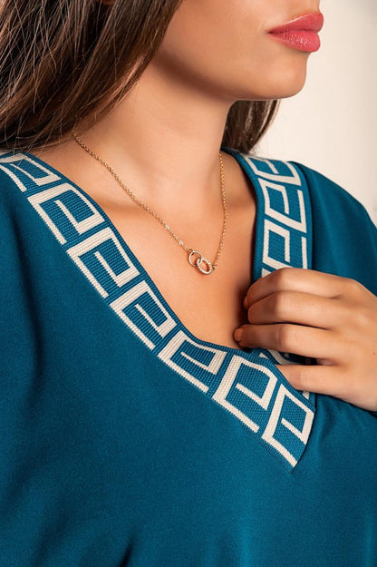 BundleWear™ Greek Key Geometric Tunic