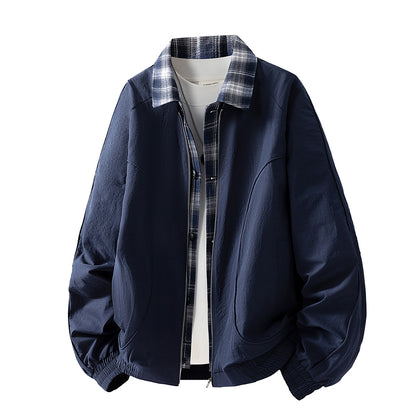 Harrington Faux Two-Piece Jacket