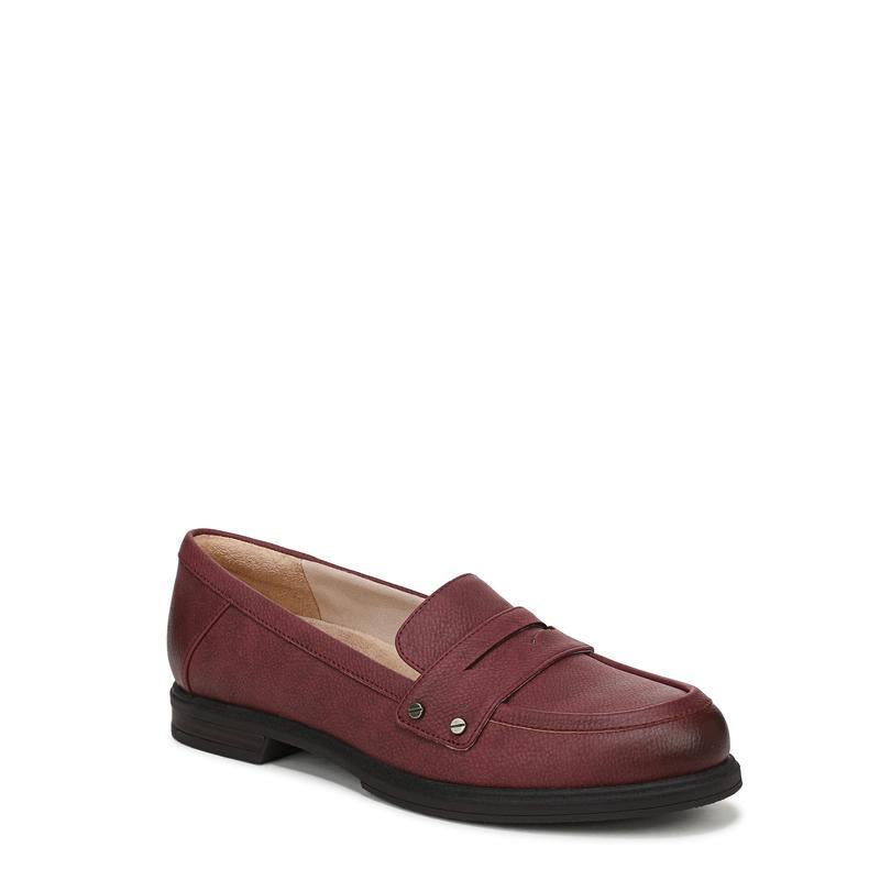 Women's Hello Loafers — Slip-On Penny Loafers with Stacked Block Hee