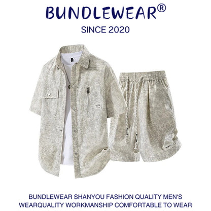 Tie-dye men's ice suit