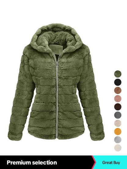 Ladies' Faux Fur Coat - MATCHING MASTER