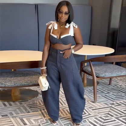 Pinstripe Poise “Elegance in two pieces” - MATCHING MASTER