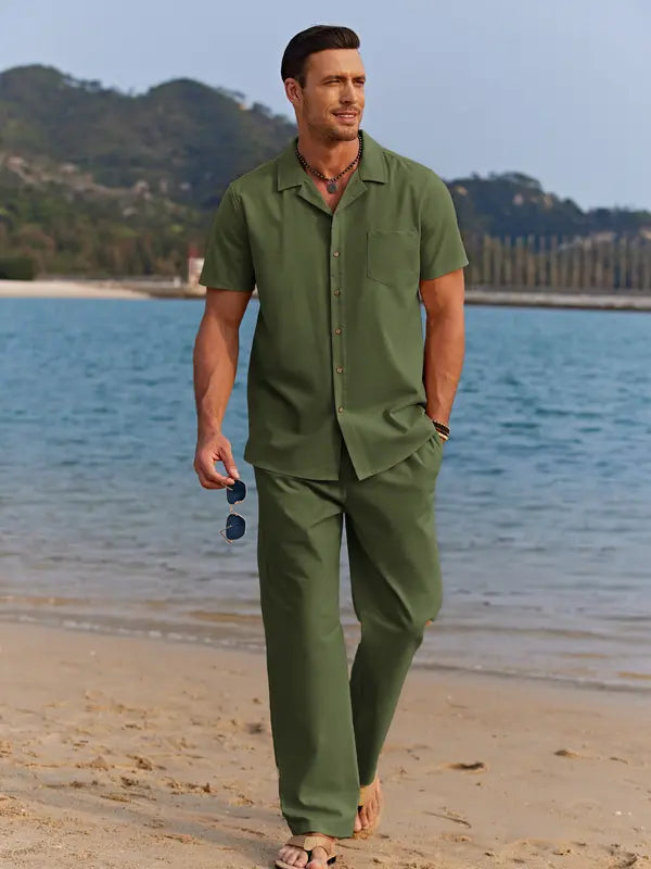 Men's linen suit