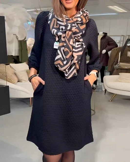 Elegant plain dress - MATCHING MASTER