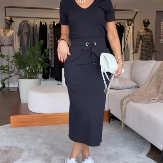 🌸Summer Sale🌸Women's V-Neck Tops and Skirts