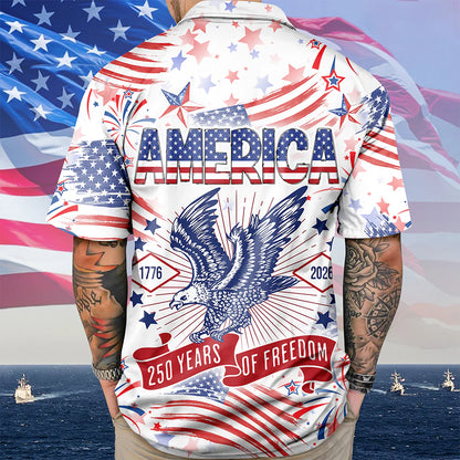 250 Years Of Freedom Hawaiian Shirt - BundleWear