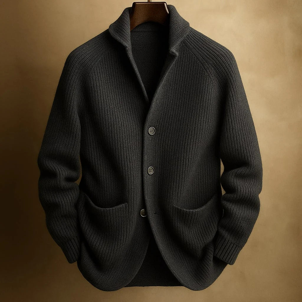 BundleWears™|Coarse Knit Cashmere Cardigan
