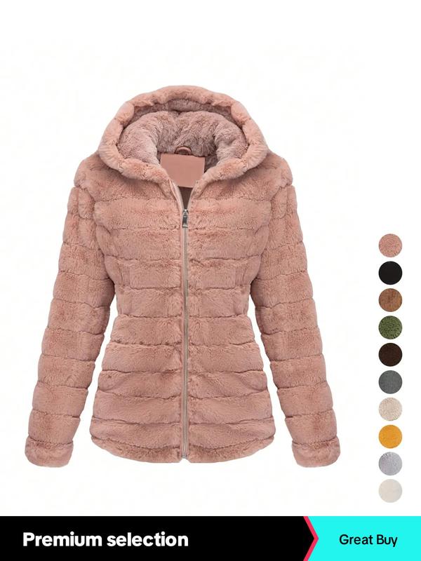 Ladies' Faux Fur Coat - MATCHING MASTER