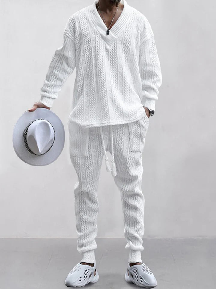 Athleisure Cable Jacquard Set - MATCHING MASTER