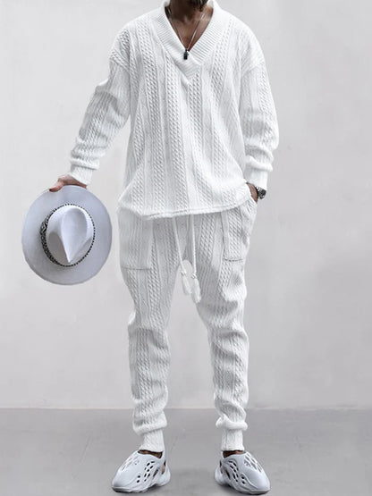 Athleisure Cable Jacquard Set - MATCHING MASTER