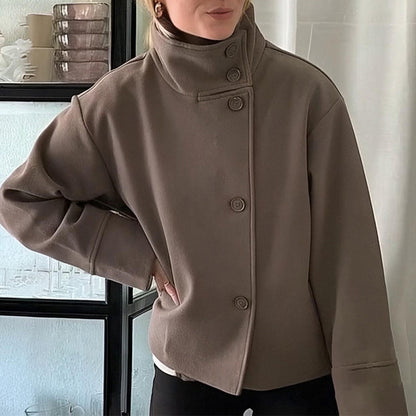 Clarissa Wool Coat High Neck