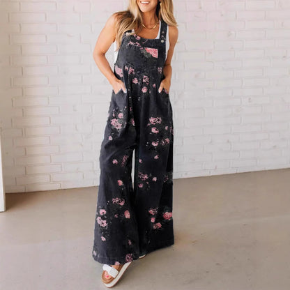 Ana™ Retro-Bloom Palazzo Jumpsuit