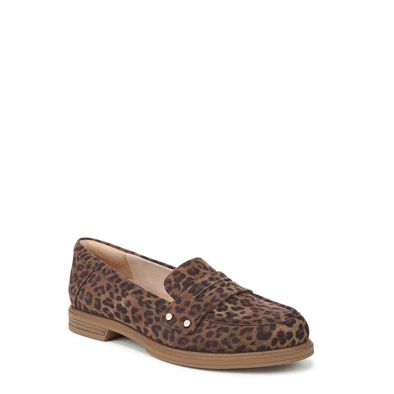 Women's Hello Loafers — Slip-On Penny Loafers with Stacked Block Hee